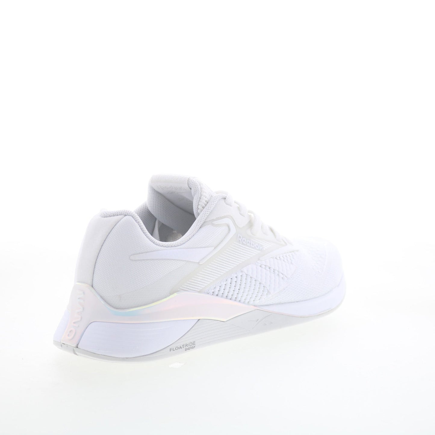 Reebok Nano X4 Womens White Mesh Lace Up Athletic Cross Training Shoes