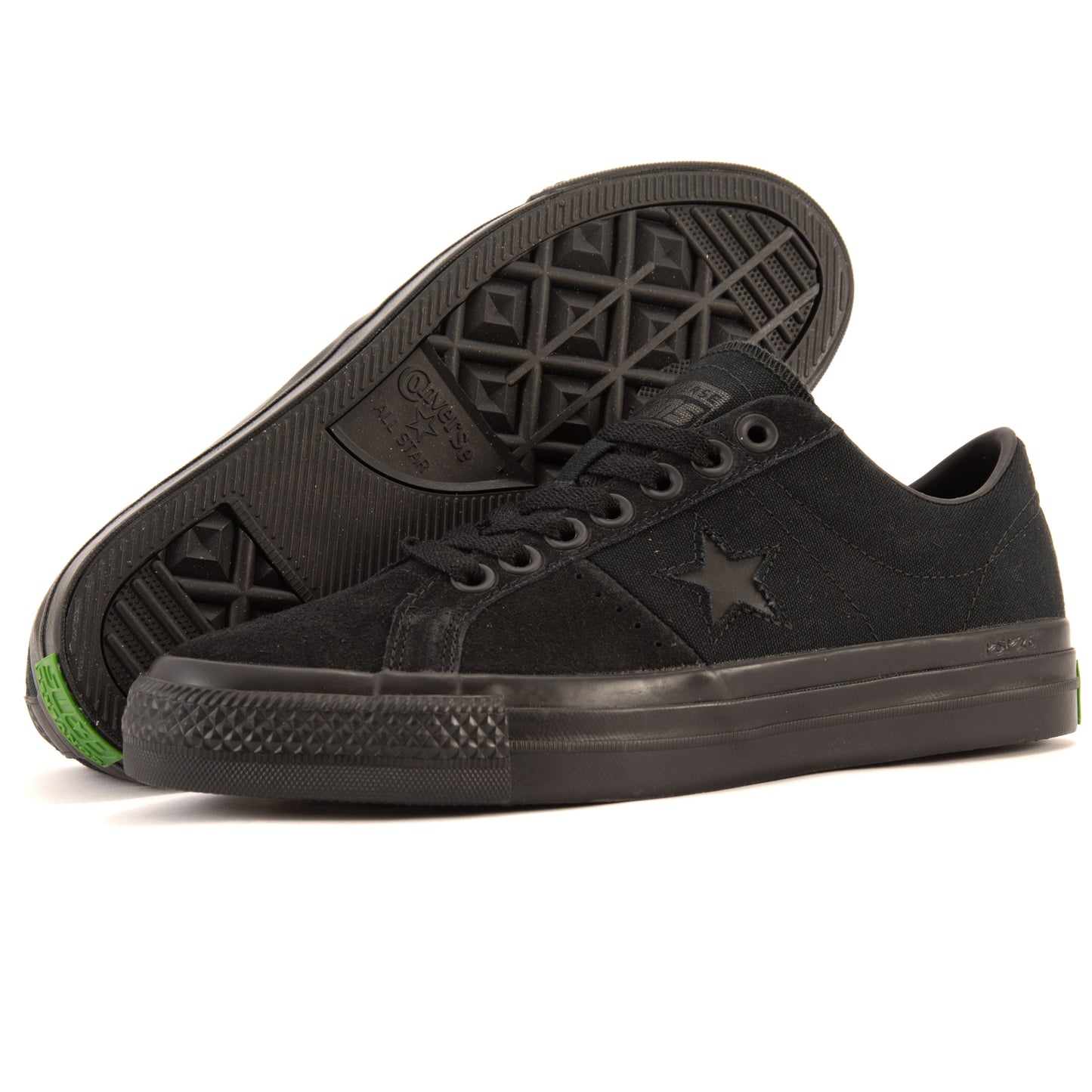 Converse Cons - One Star Pro OX (Black/Black/Sap Green) *SALE