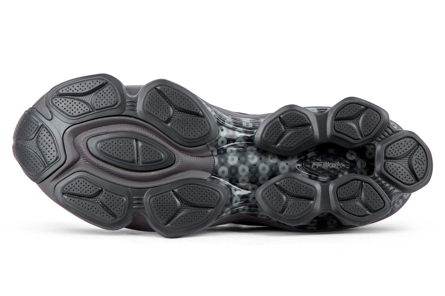 Asics US7 S Gel Kinetic Fluent - Obsidian Grey/Graphite Grey