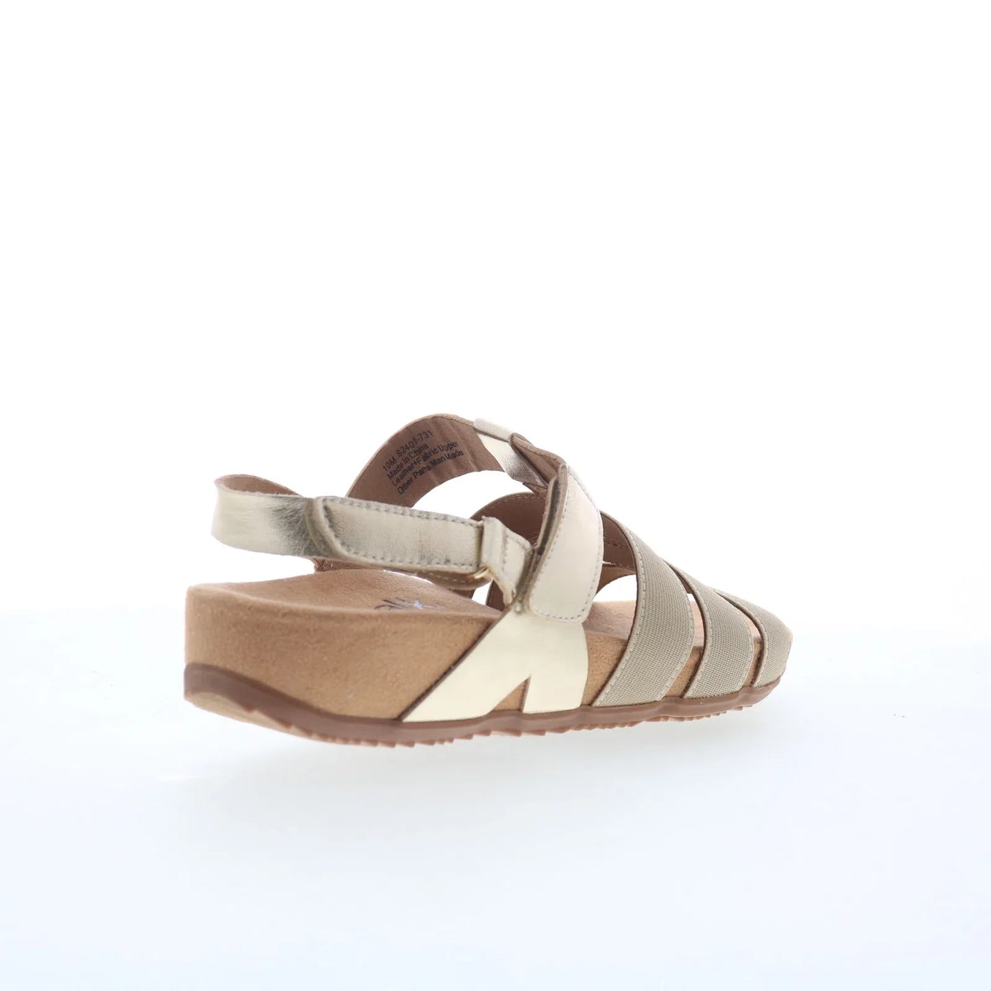 Softwalk Burnaby S2401-731 Womens Beige Leather Strap Slides Sandals Shoes