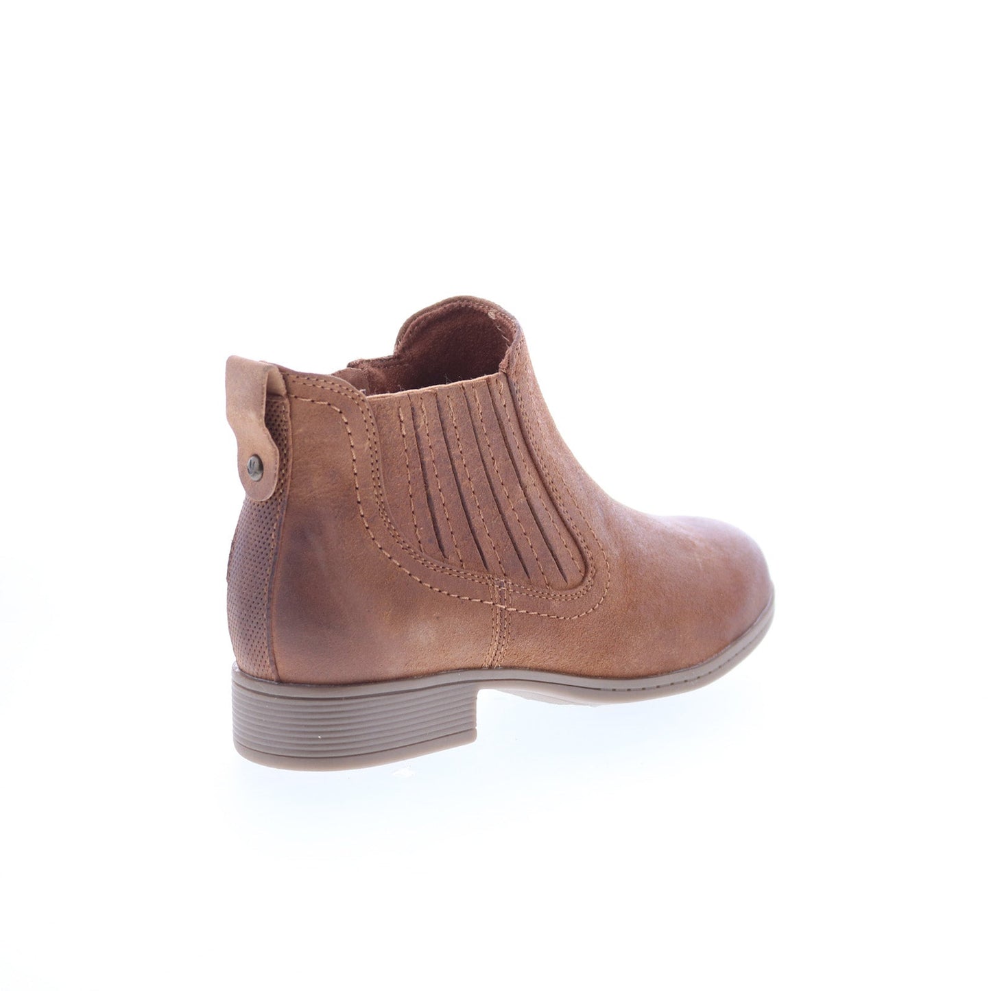 Cobb Hill Crosbie Panel CJ2618 Womens Brown Leather Ankle & Booties Boots