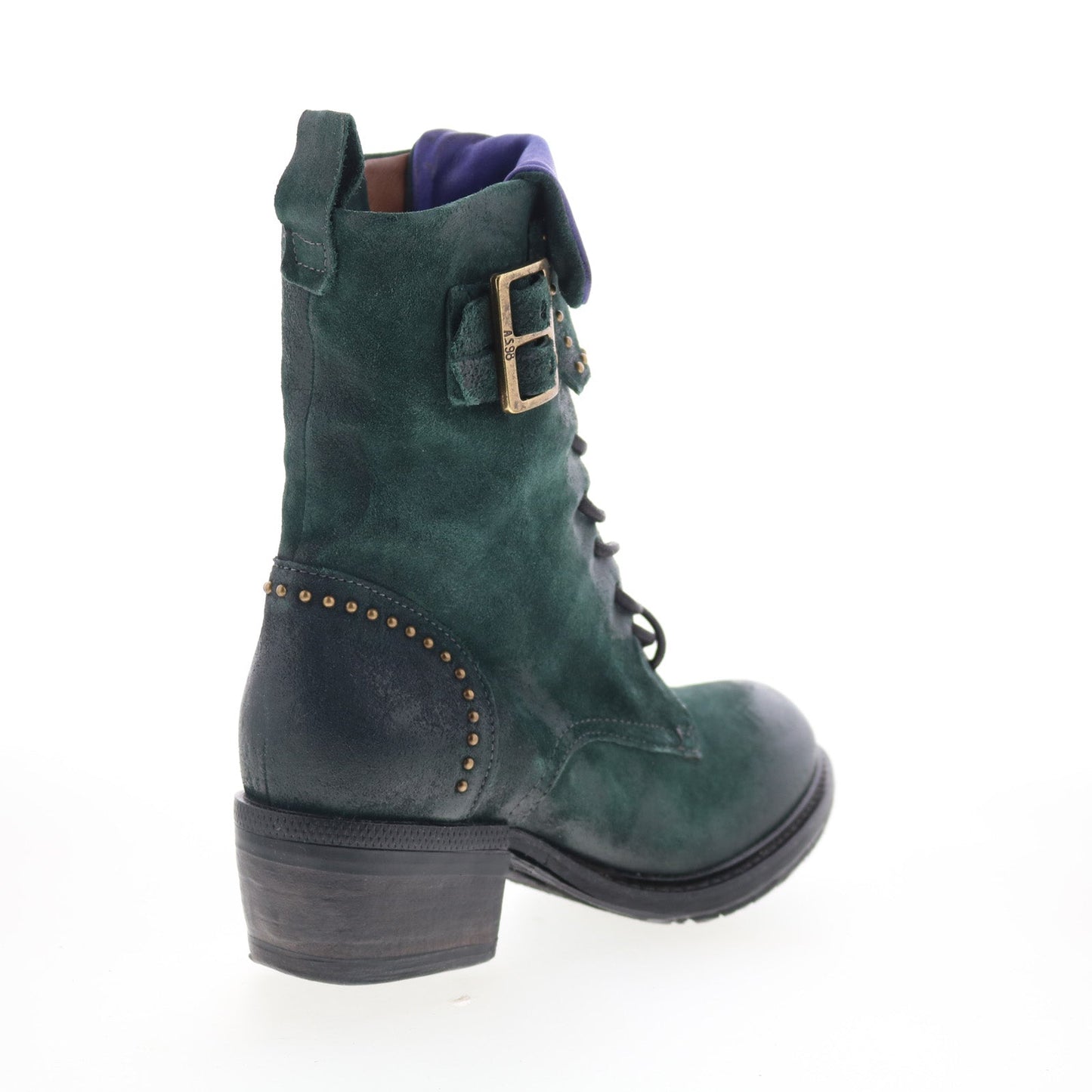 A.S. 98 Cree Womens Green Suede Zipper Casual Dress Boots