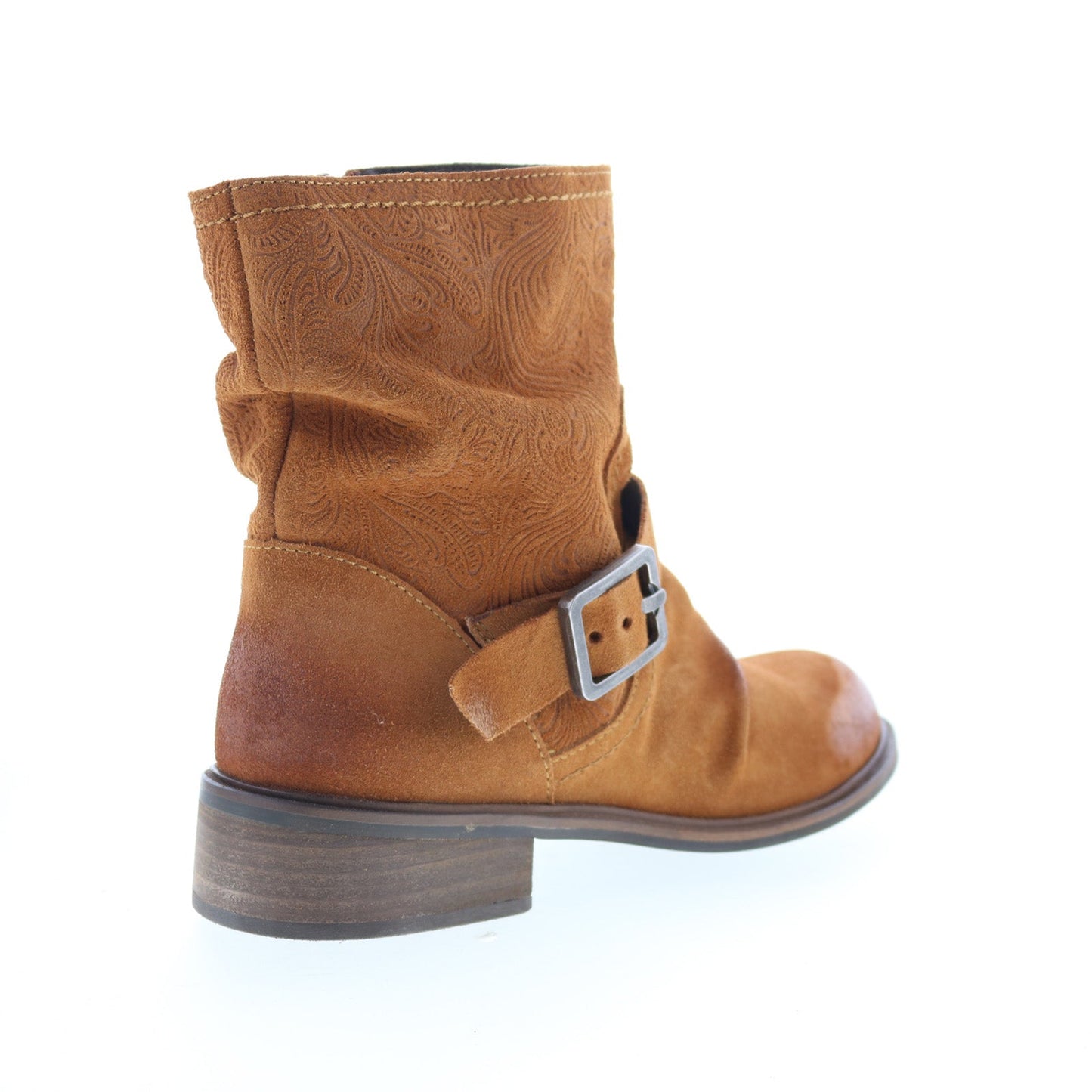 Miz Mooz Draper Womens Brown Suede Zipper Casual Dress Boots