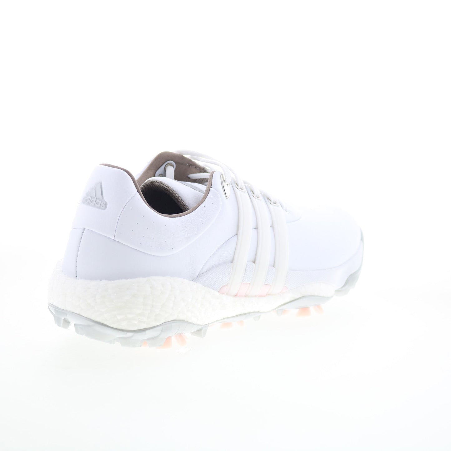 Adidas Tour360 22 GV9662 Womens White Leather Lace Up Athletic Golf Shoes
