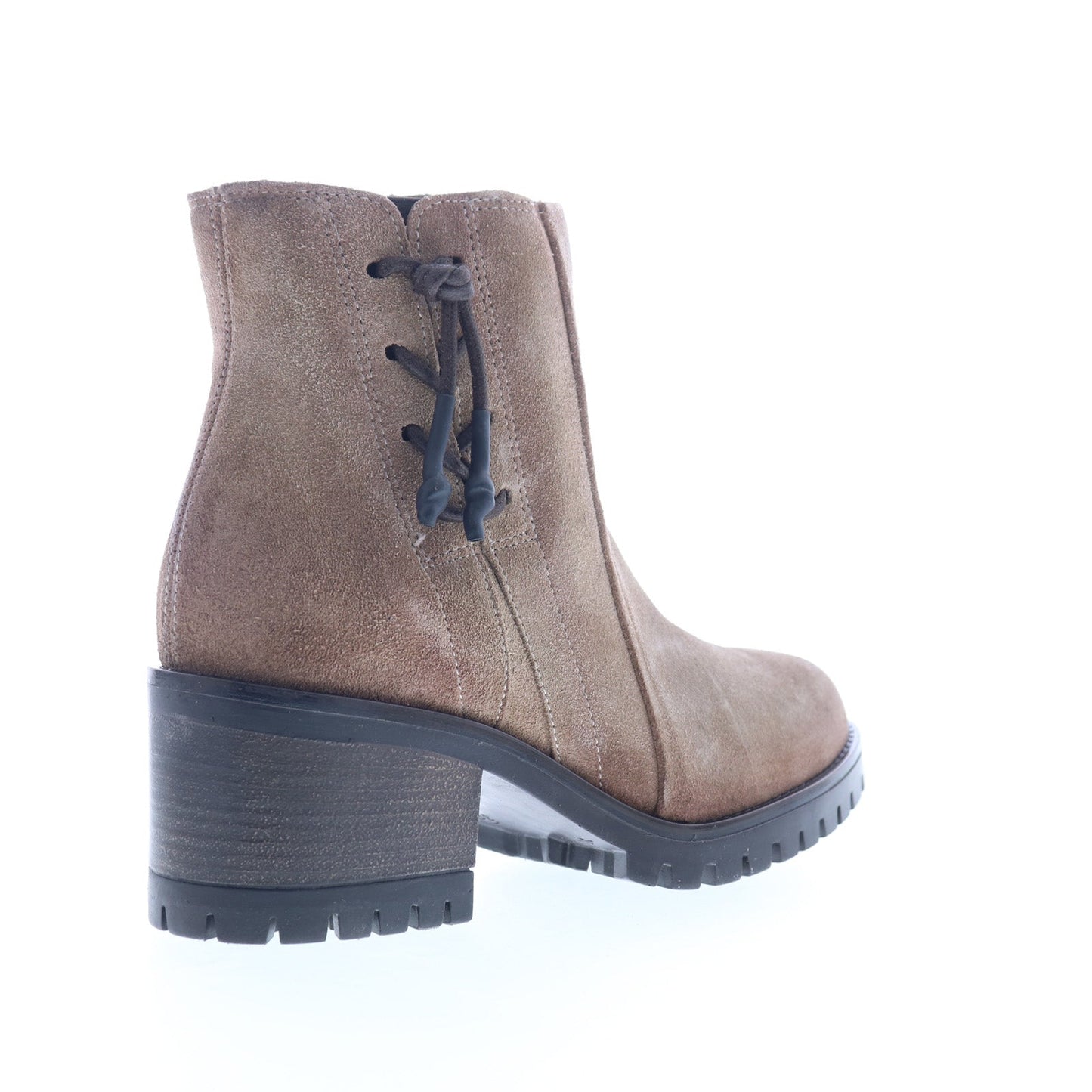 Miz Mooz Maiden Womens Gray Suede Zipper Ankle & Booties Boots