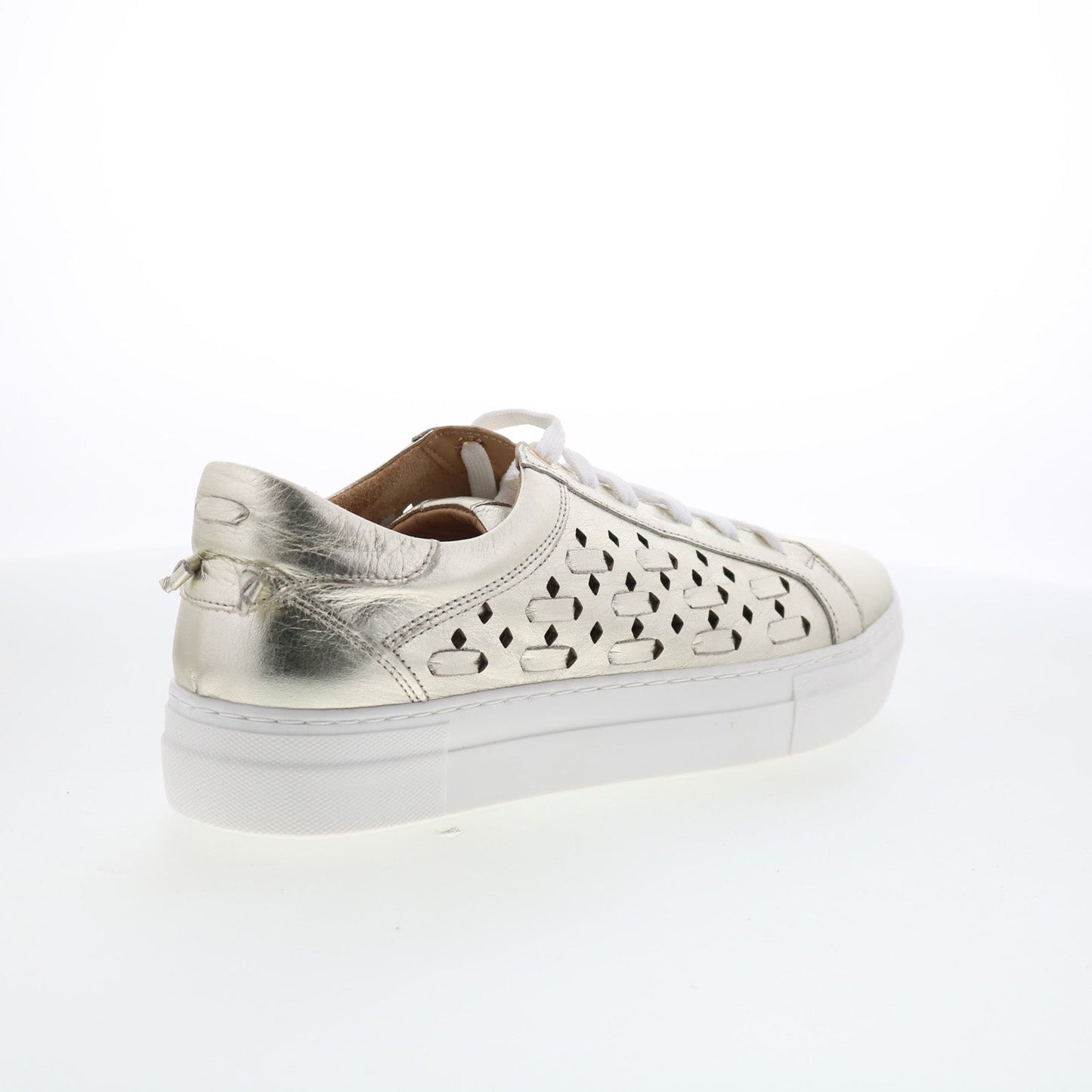 Miz Mooz Murphie Womens Gold Leather Lace Up Lifestyle Sneakers Shoes