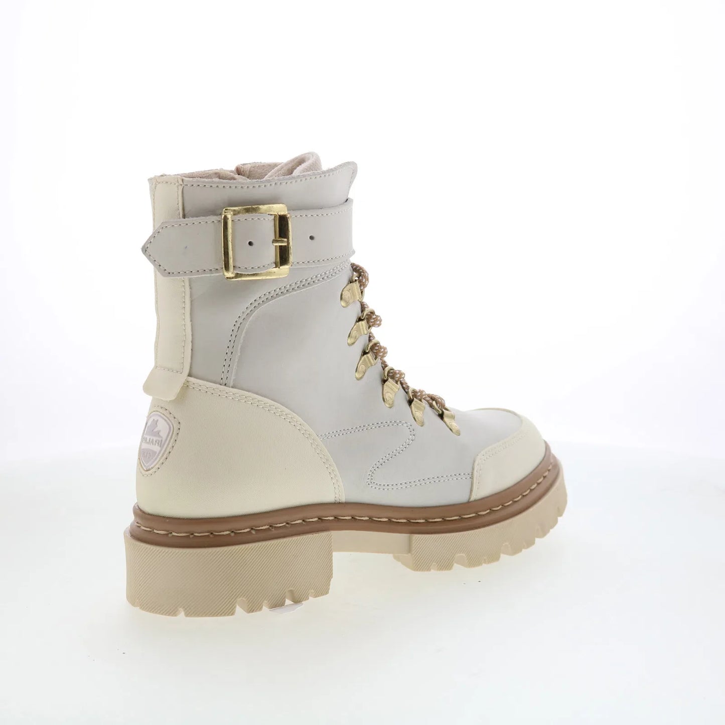 Pajar Remie PDPAB00596.01 Womens Beige Leather Lace Up Casual Dress Boots