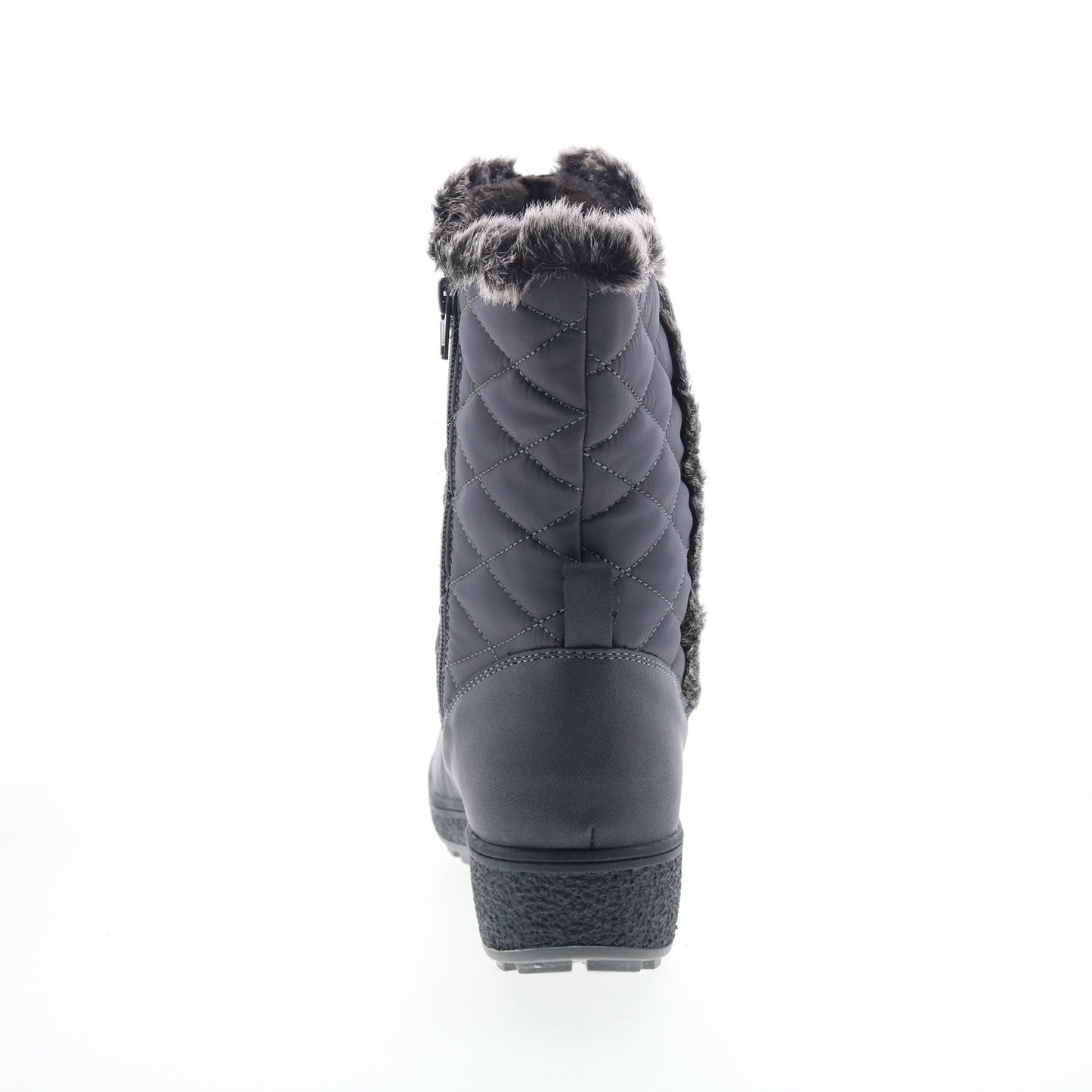 Easy Spirit Margo SEMARGO Womens Gray Canvas Casual Dress Boots