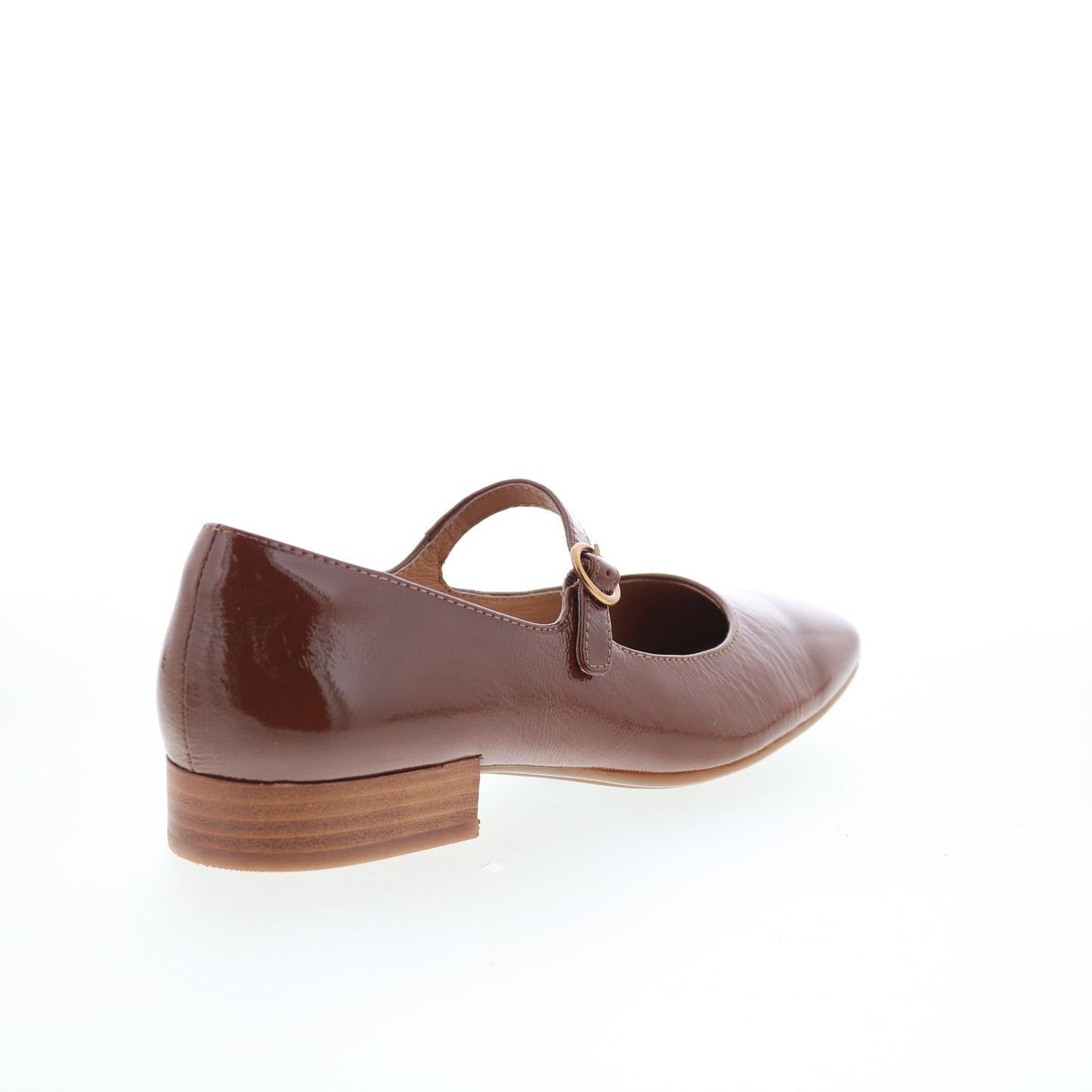 Sofft Elsey SF00907 Womens Brown Leather Hook & Loop Mary Jane Flats Shoes