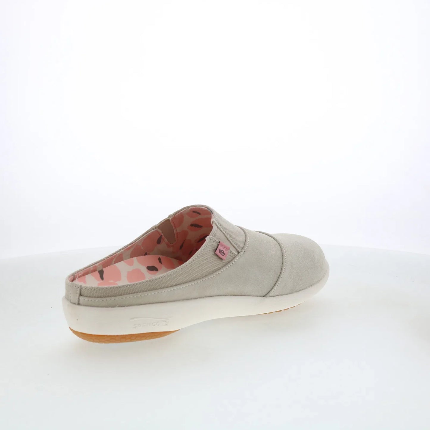 Spenco Siesta Layered Bokeh SP1062LGR Womens Gray Clogs Slippers Shoes