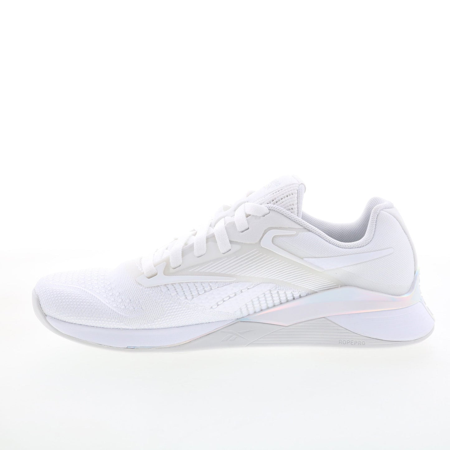 Reebok Nano X4 Womens White Mesh Lace Up Athletic Cross Training Shoes