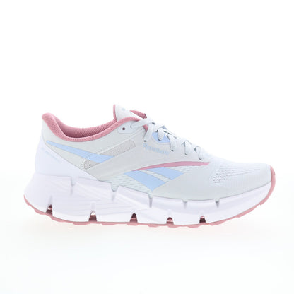 Reebok Zig Dynamica 5 Womens Gray Synthetic Lace Up Athletic Running Shoes