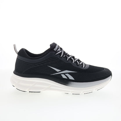 Reebok Road Strider Womens Black Canvas Lace Up Lifestyle Sneakers Shoes