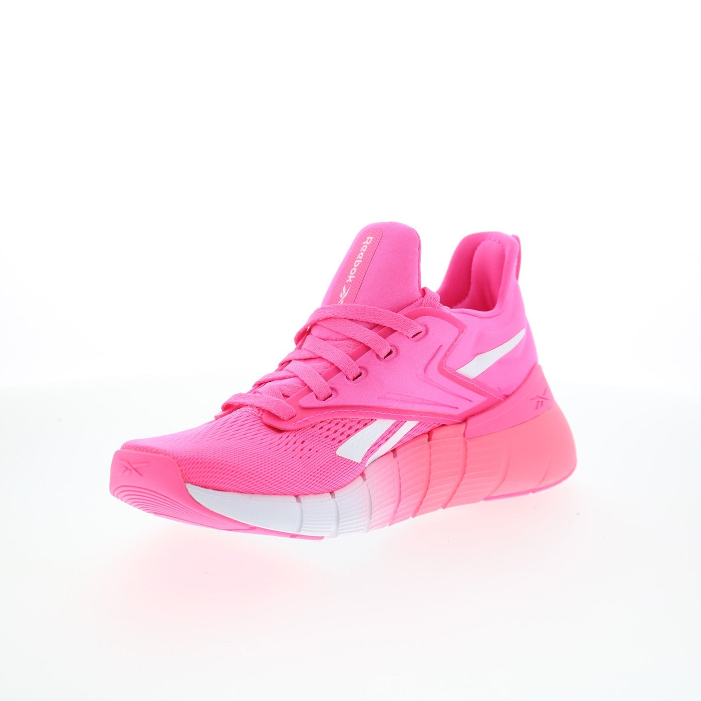 Reebok Nano Gym Womens Pink Canvas Lace Up Athletic Cross Training Shoes