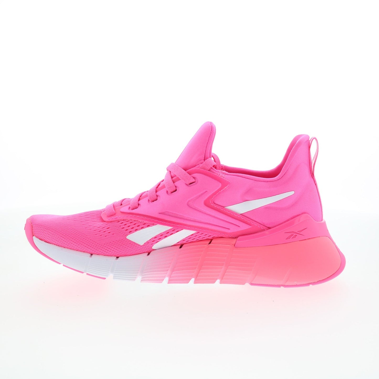 Reebok Nano Gym Womens Pink Canvas Lace Up Athletic Cross Training Shoes
