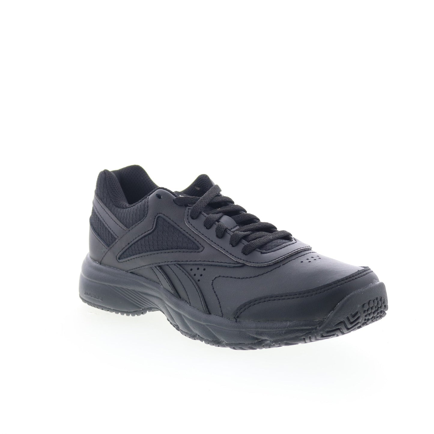Reebok Work N Cushion 4.0 Womens Black Leather Lace Up Work & Safety Shoes