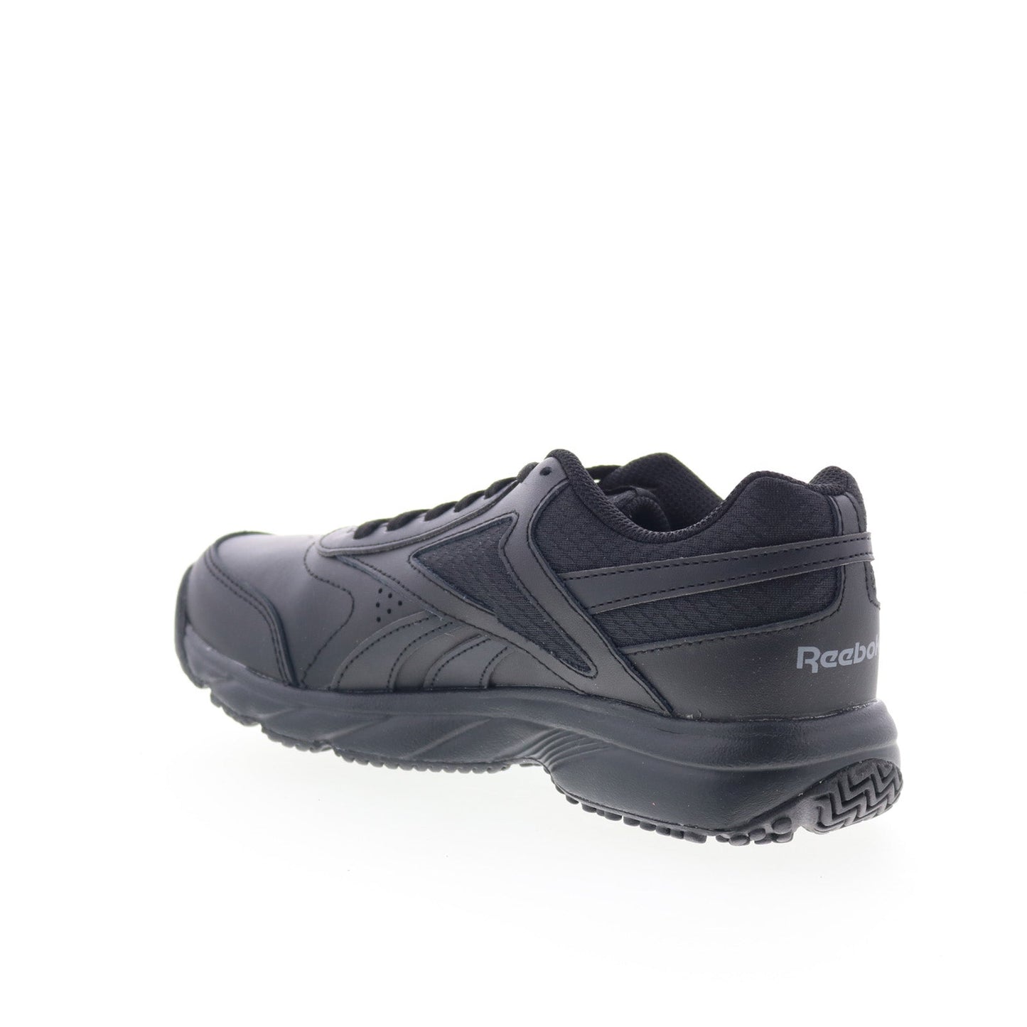 Reebok Work N Cushion 4.0 Womens Black Leather Lace Up Work & Safety Shoes
