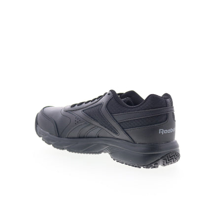 Reebok Work N Cushion 4.0 Womens Black Leather Lace Up Work & Safety Shoes
