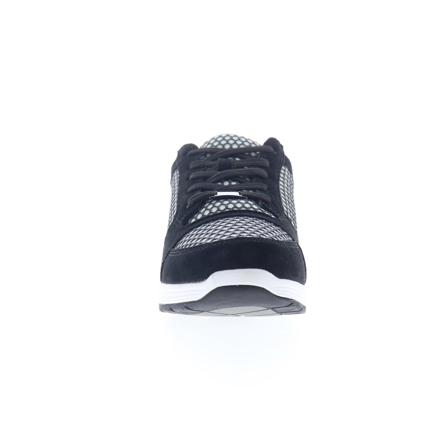 Drew Gemini 10296-19 Womens Black Wide Suede Lifestyle Sneakers Shoes