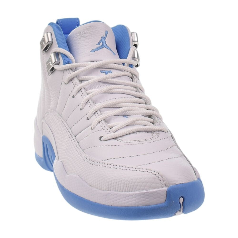 Air Jordan 12 Retro (GS) "Melo" Big Kids' Shoes White/University Blue