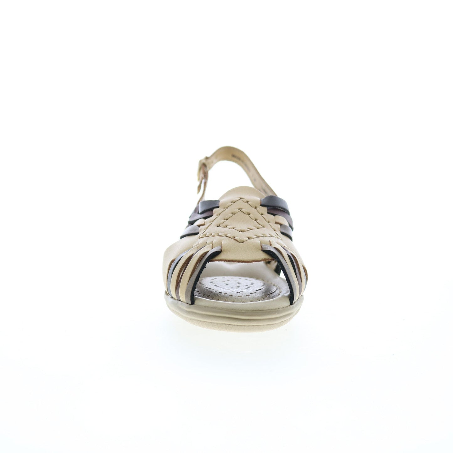 Softspots Tela 157118 Womens Beige Leather Slingback Sandals Shoes