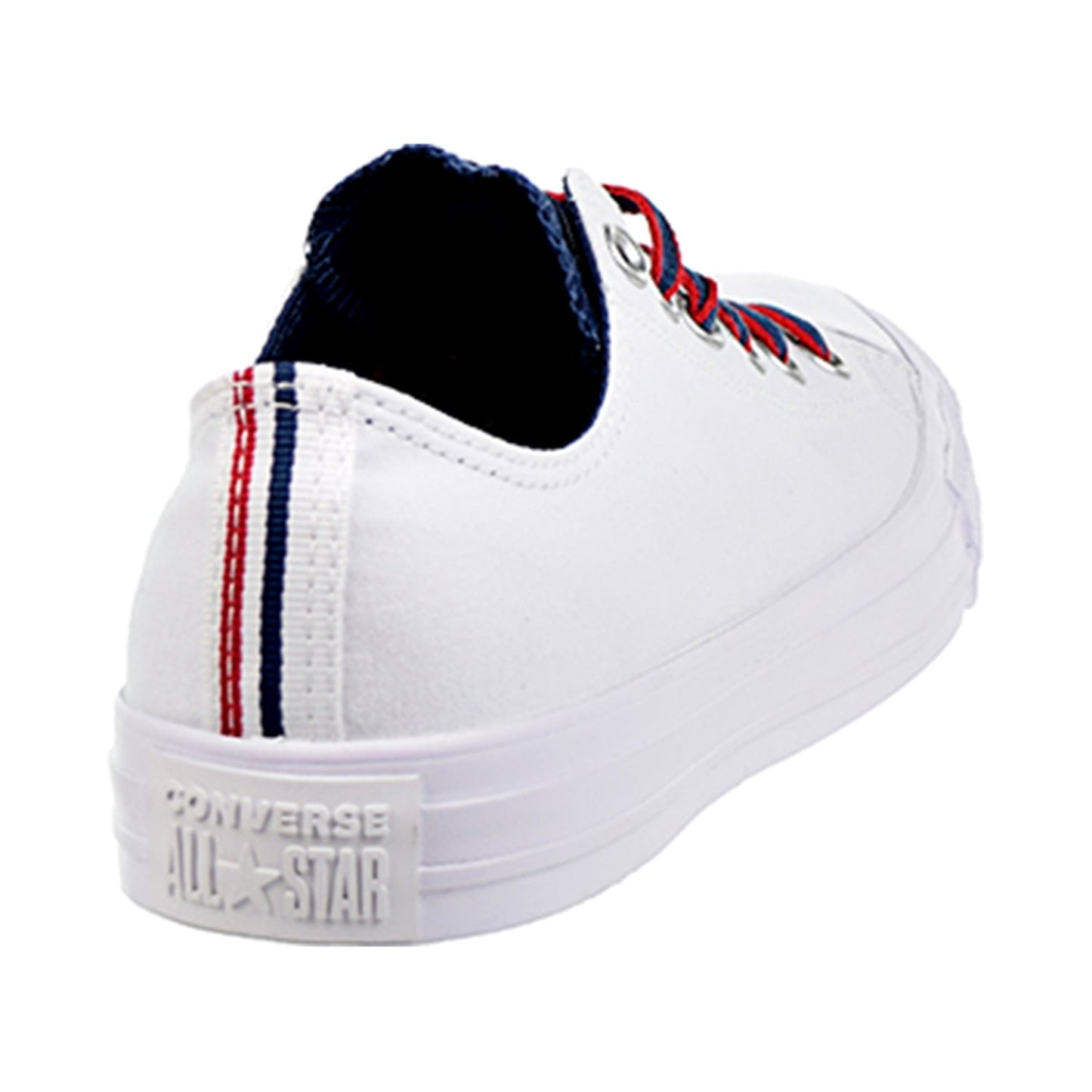 Converse Chuck Taylor All Star OX Mens Shoes White/Navy/Gym Red