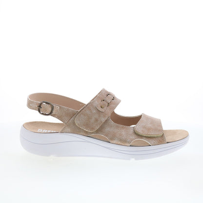 Drew Selina 17203-70 Womens Brown Extra Wide Slingback Sandals Shoes