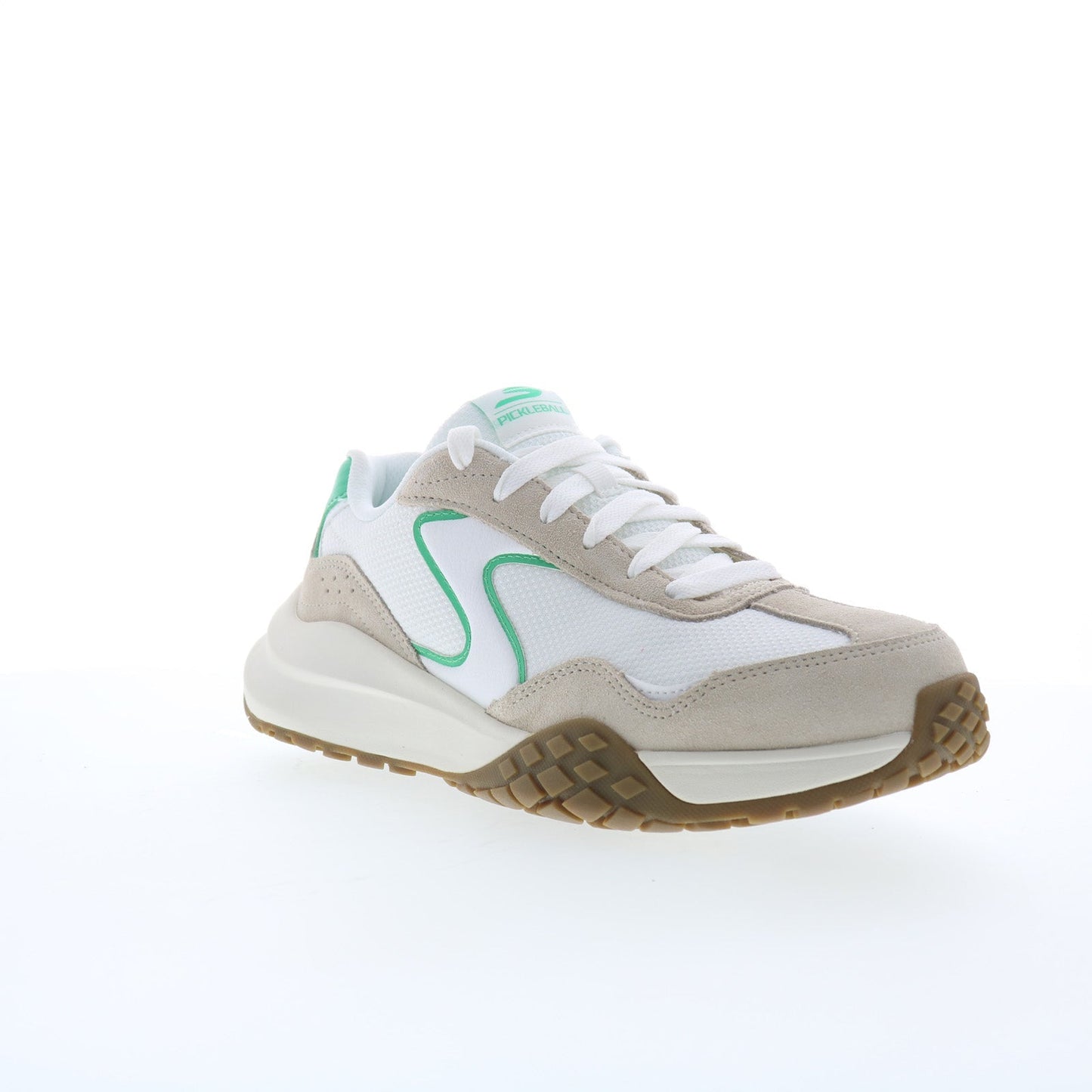 Skechers Court Frenzy 172107-WGR Womens White Athletic Pickleball Shoes
