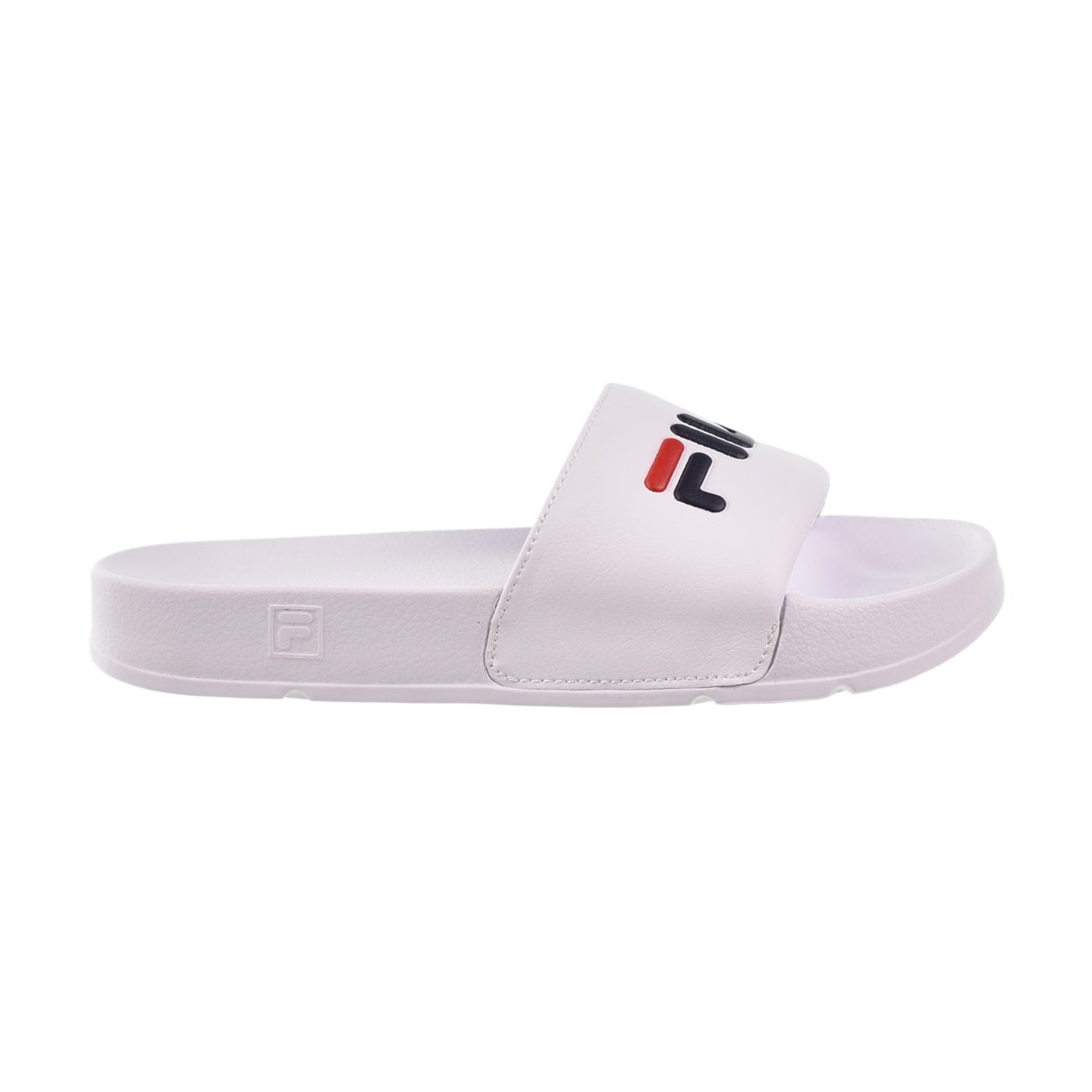 Fila Drifter Men's Slide Sandals White-Navy-Red
