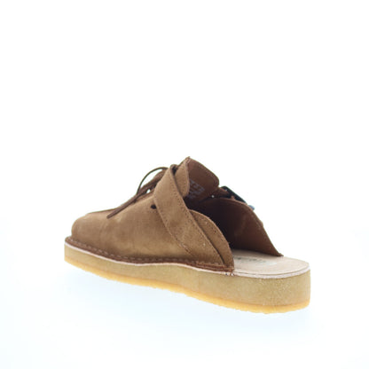 Clarks Trek Mule 26164440 Womens Brown Suede Slip On Slides Sandals Shoes