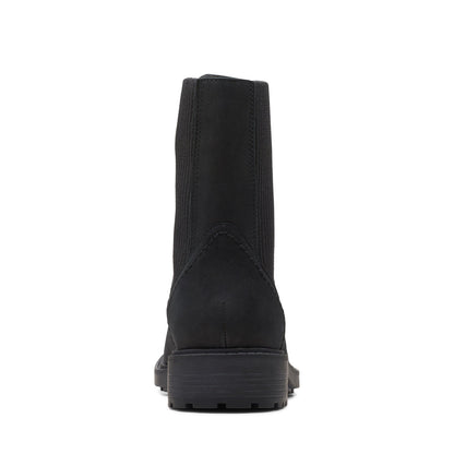 Clarks Orinoco 2 Up 26167568 Womens Black Leather Casual Dress Boots