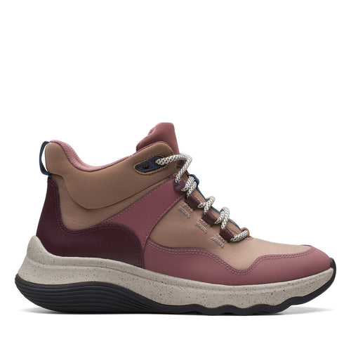 Clarks Jaunt LO 26168969 Womens Brown Leather Lace Up Casual Dress Boots