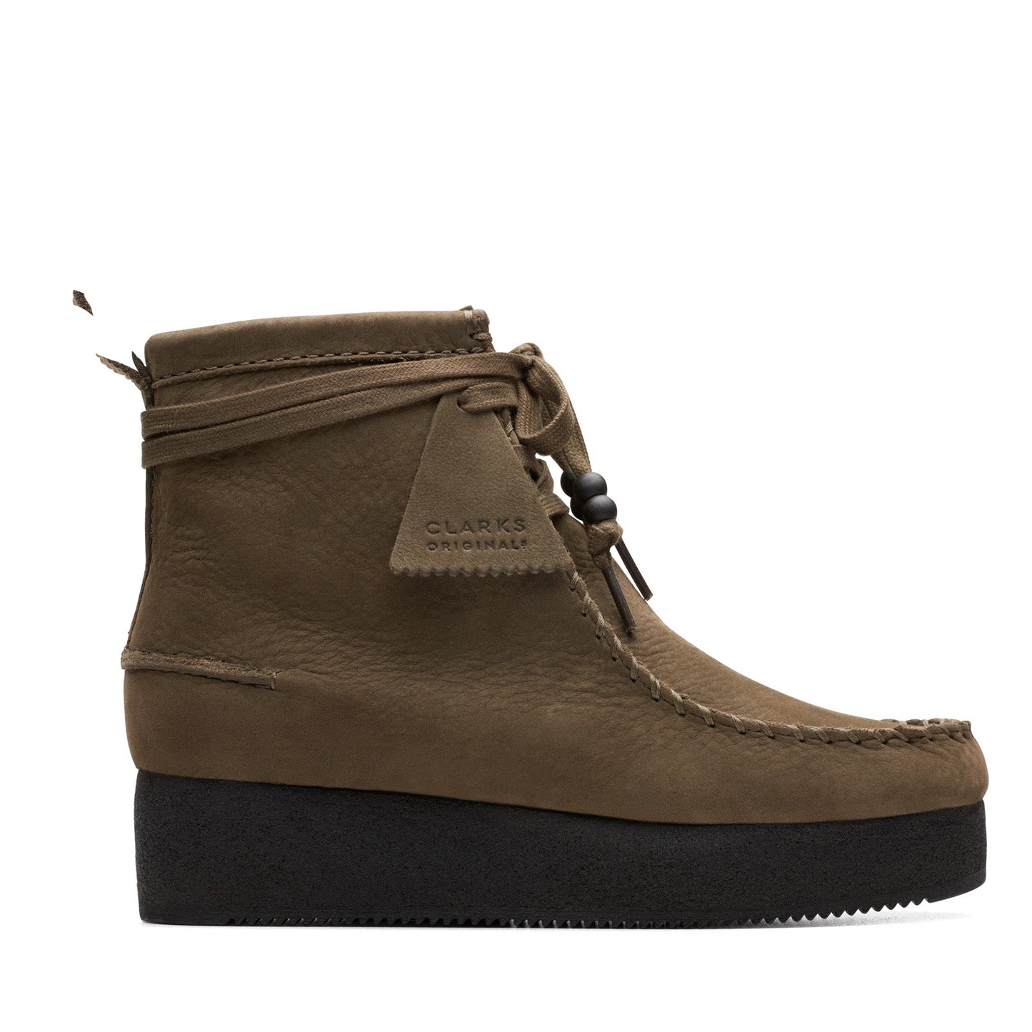 Clarks Wallabee Craft 26173248 Womens Brown Leather Lace Up Chukkas Boots
