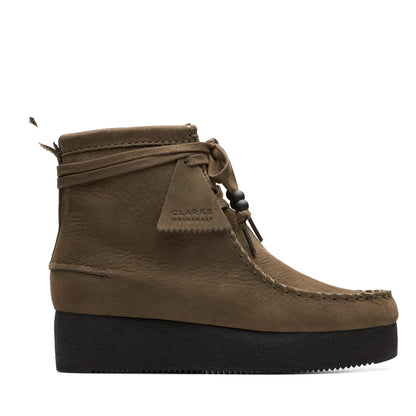 Clarks Wallabee Craft 26173248 Womens Brown Leather Lace Up Chukkas Boots