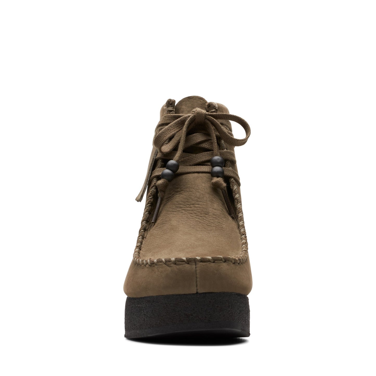 Clarks Wallabee Craft 26173248 Womens Brown Leather Lace Up Chukkas Boots