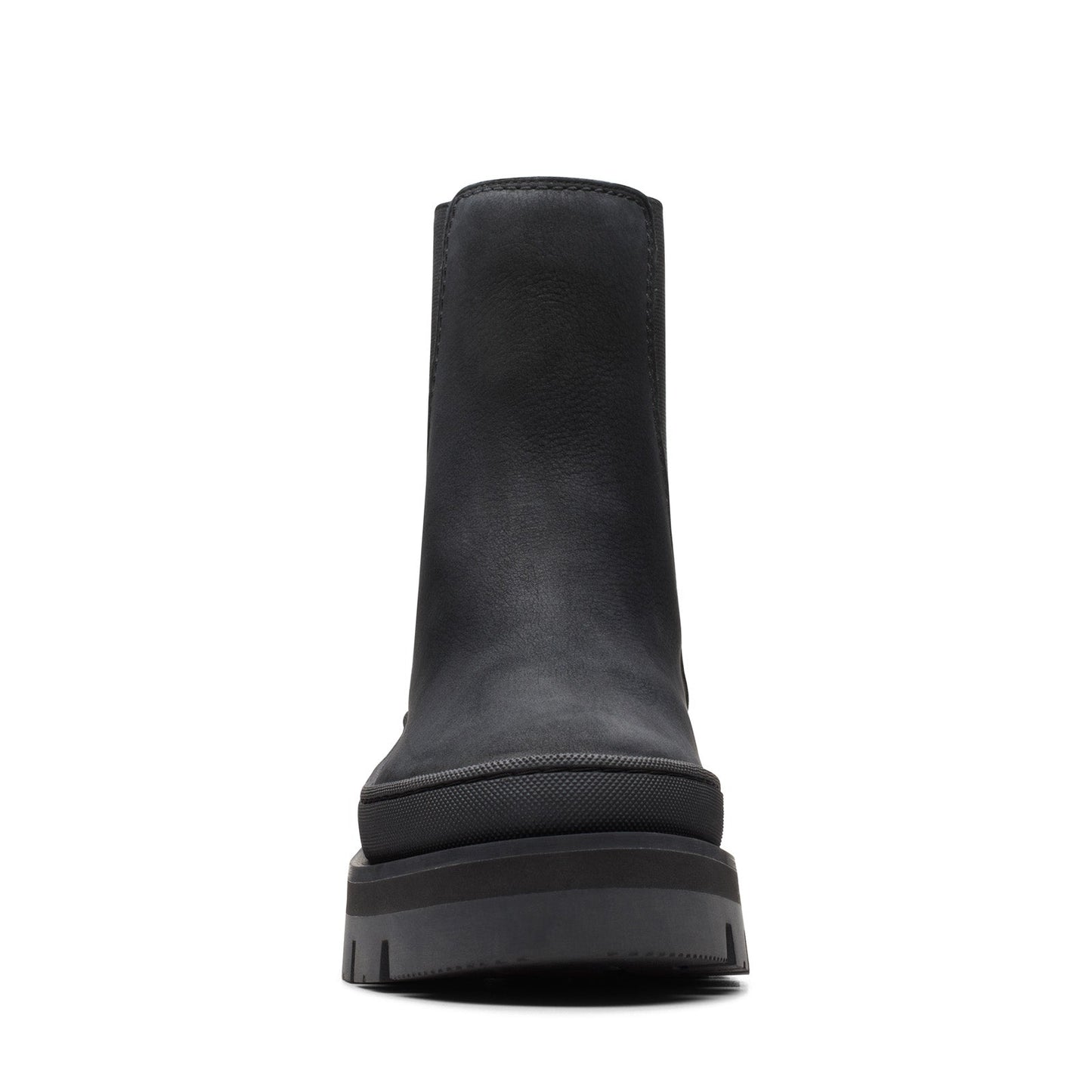 Clarks Orianna 2 Top 26174067 Womens Black Nubuck Slip On Casual Dress Boots