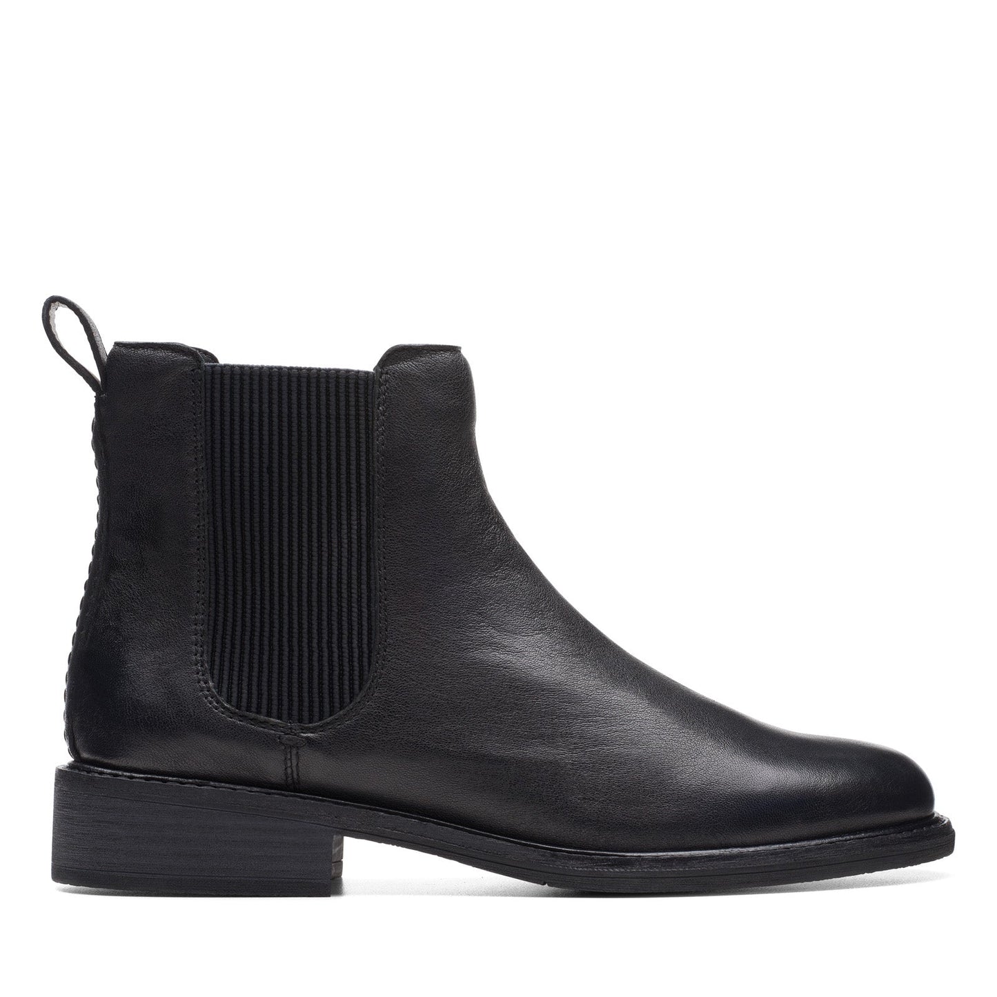 Clarks Cologne Arlo 2 26174767 Womens Black Wide Leather Chelsea Boots