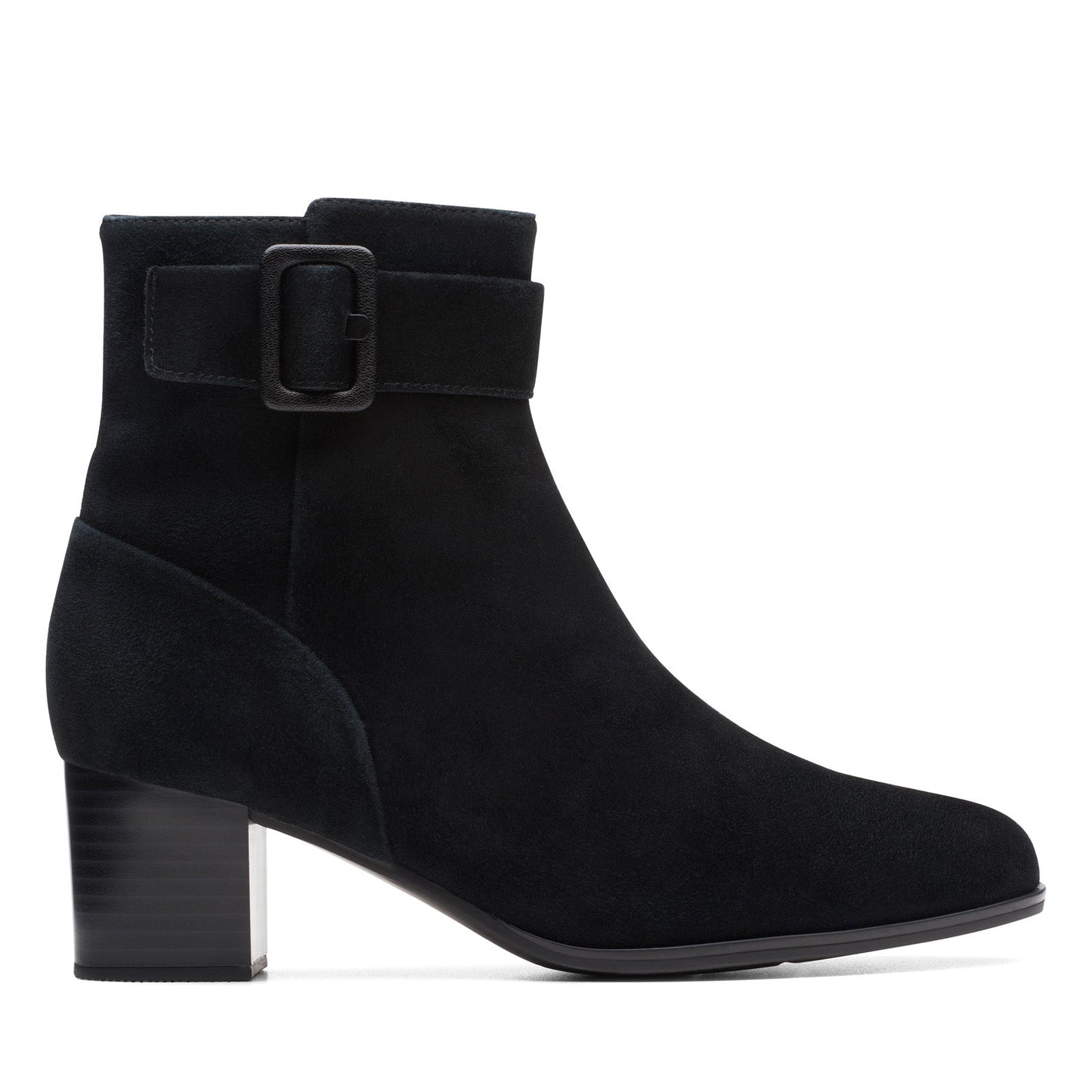 Clarks Loken Zip Waterproof 26174965 Womens Black Wide Ankle & Booties Boots