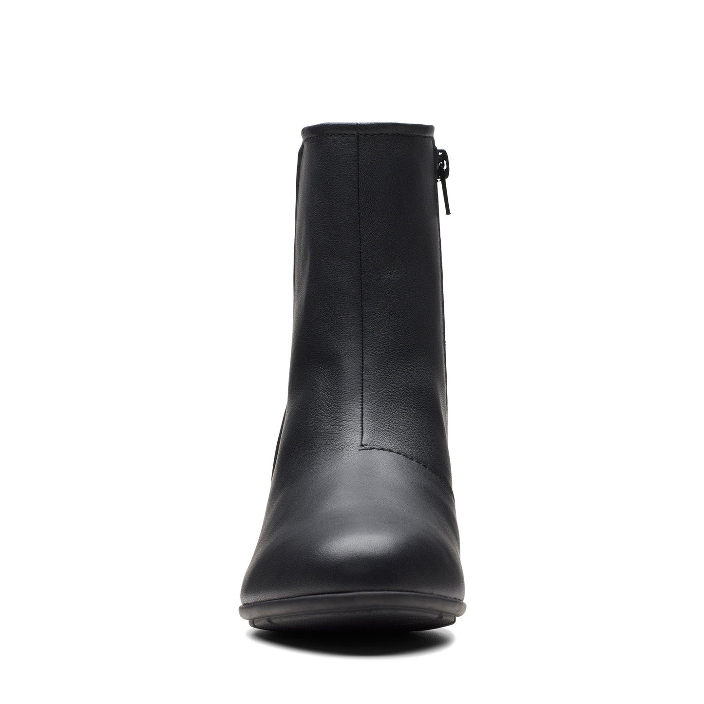 Clarks Neiley Jane 26175177 Womens Black Wide Leather Ankle & Booties Boots