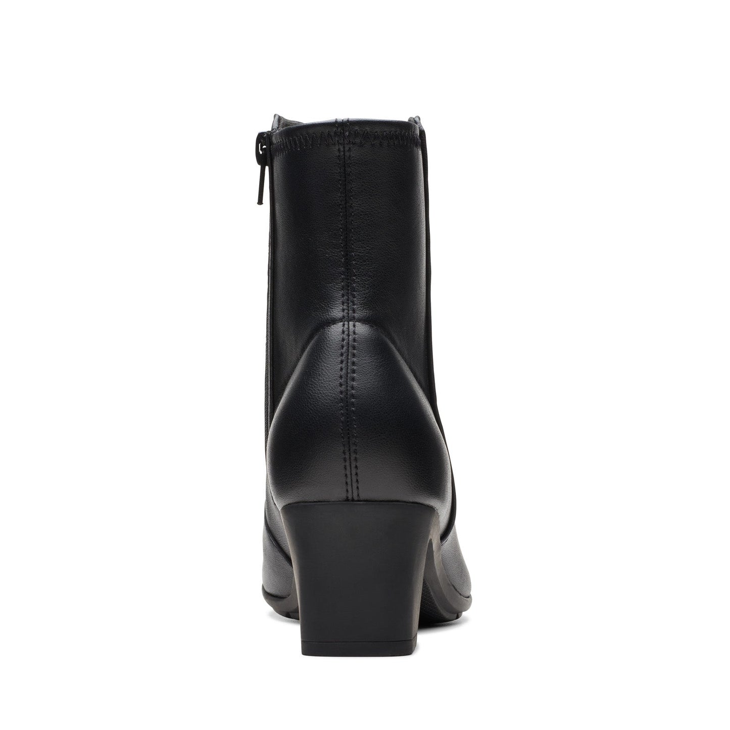Clarks Neiley Jane 26175177 Womens Black Wide Leather Ankle & Booties Boots
