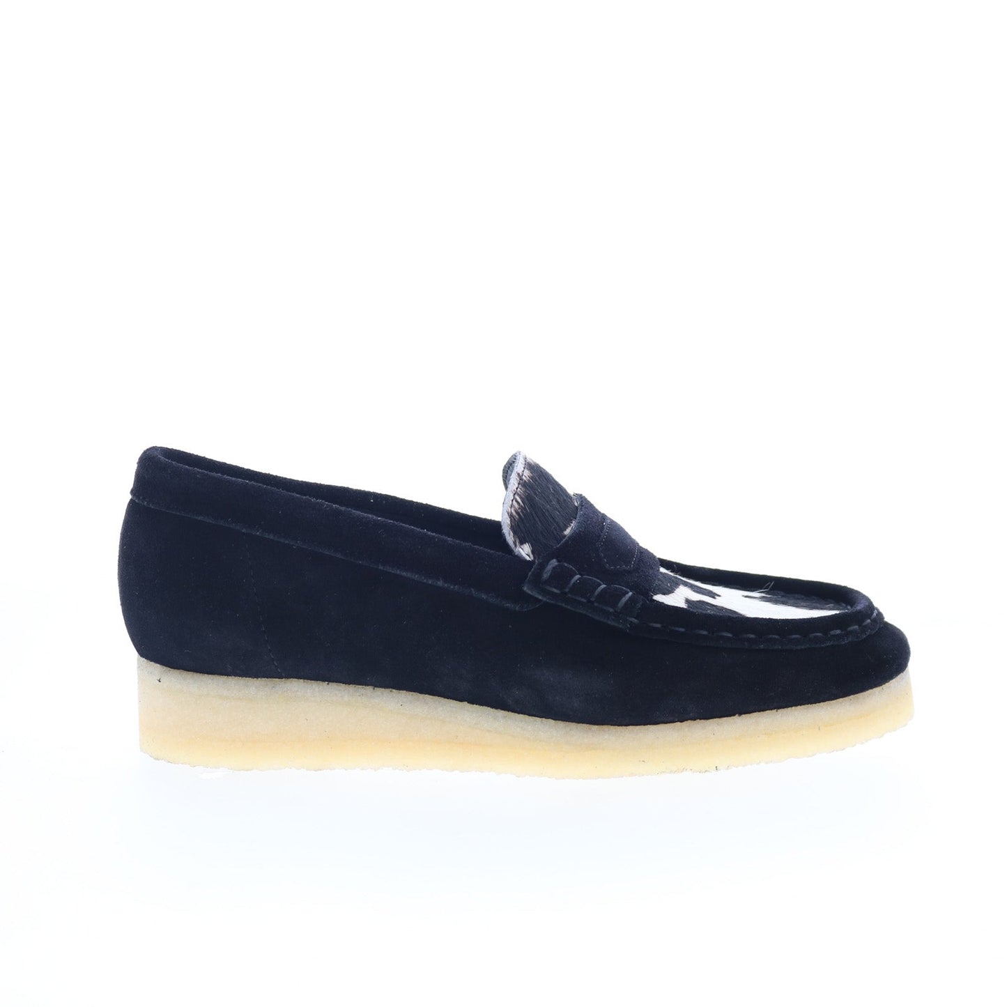 Clarks Wallabee Loafer 26175837 Womens Blue Loafers & Slip Ons Casual Shoes