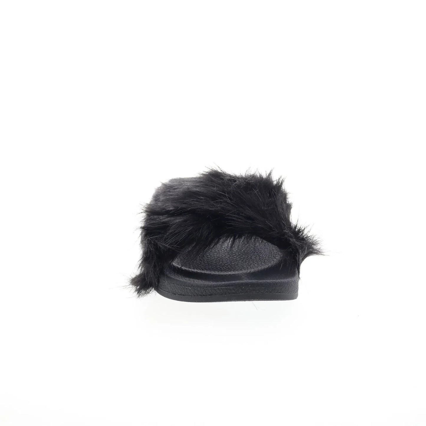 Bearpaw Lauryn 2909W-011 Womens Black Synthetic Slip On Slides Sandals Shoes