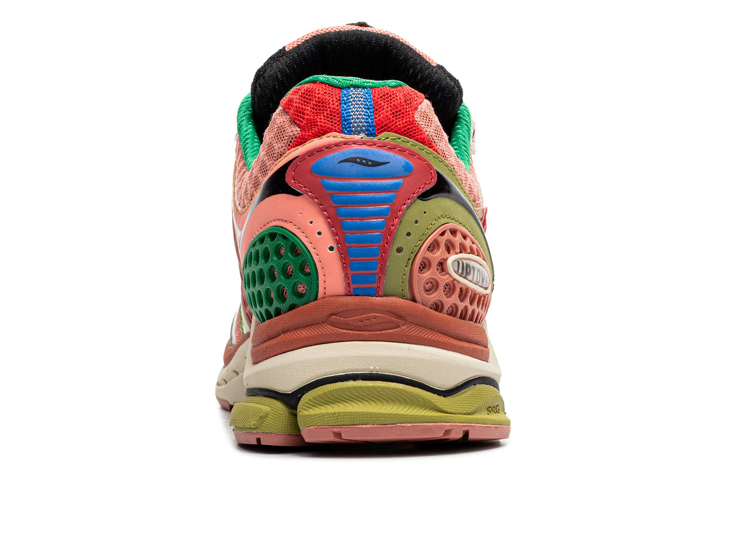Saucony x Jae Tips Progrid Triumph 4 in Peach / Leaf