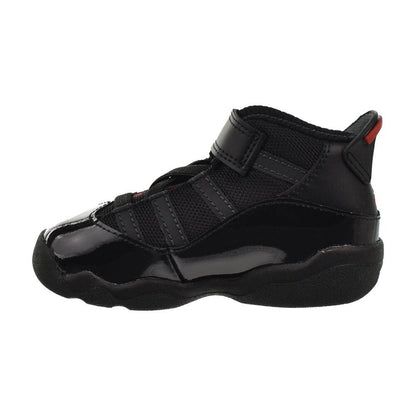 Jordan 6 Rings (TD) Toddlers' Shoes Black/Fire Red-Anthracite 323420-026