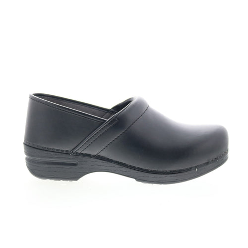 Dansko Pro XP 2.0 3912-000200 Womens Black Leather Clog Flats Shoes