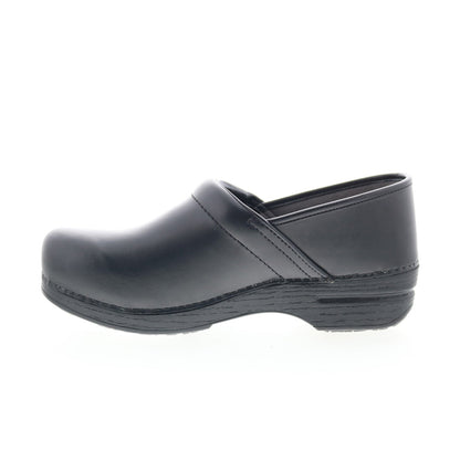 Dansko Pro XP 2.0 3912-000200 Womens Black Leather Clog Flats Shoes