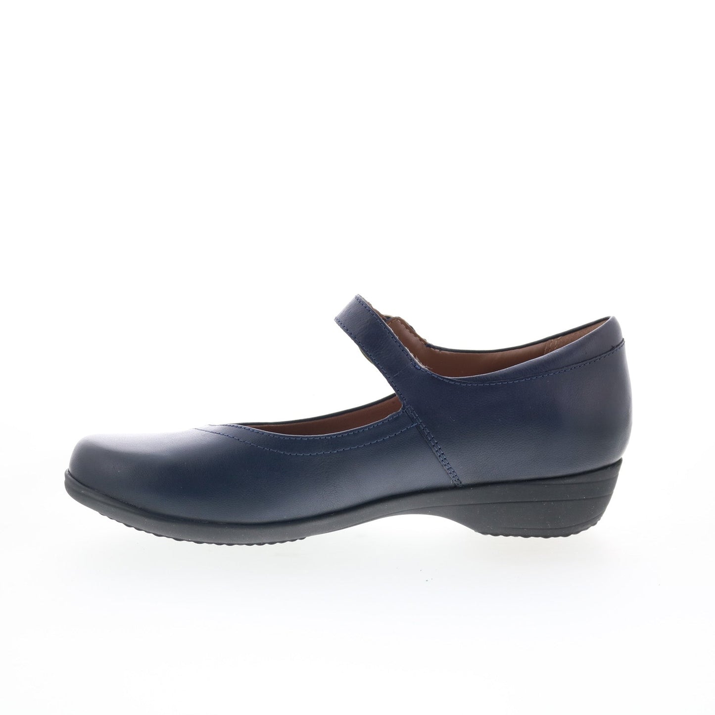 Dansko Fawna 5501-550200 Womens Blue Leather Mary Jane Flats Shoes