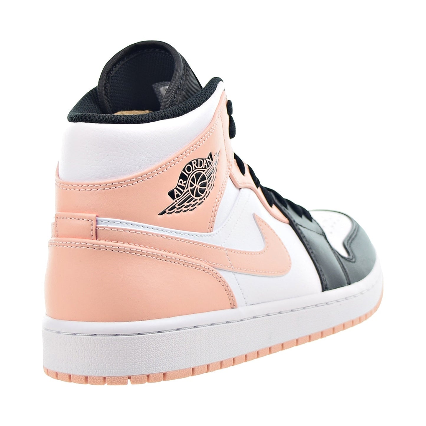 Air Jordan 1 Mid "Crimson Tint" Men's Shoes White-Arctic Orange-Black