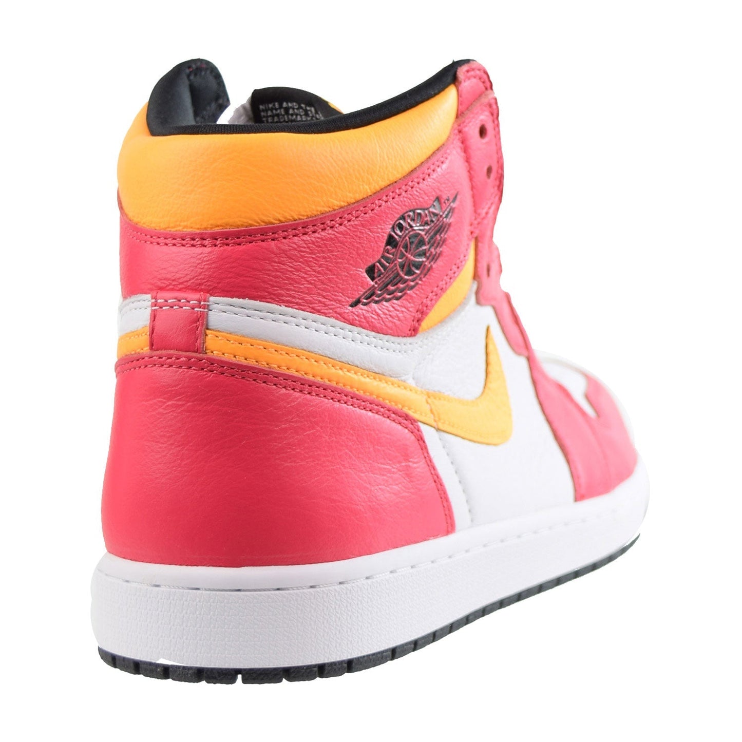 Jordan 1 Retro High Men's Shoes Light Fusion Red-White-Laser