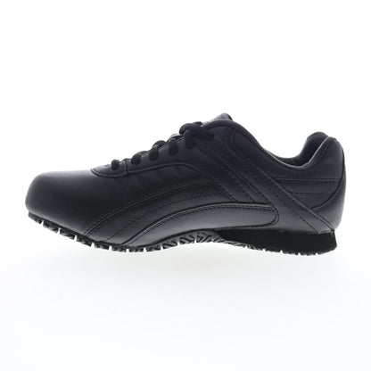 Fila Memory Elleray 5 Slip Resistant Womens Black Wide Athletic Work Shoes
